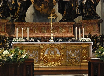 The altar of St. Peter's Basilica.