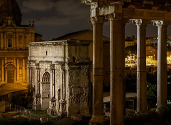 The ancient Forum of Rome.