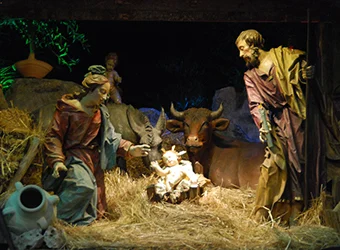 The figures of the Vatican Nativity Scene (2009).