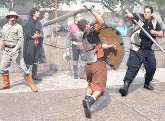 A battle at the Colosseum of ICON Festival.