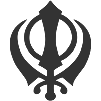 Khanda, the symbol of the Sikh faith.